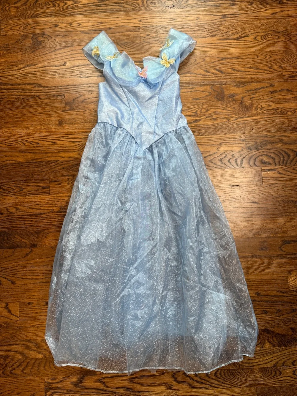 Disney Girls Cinderella Princess Tulle Costume / Dress Up / Play Dress 7-8